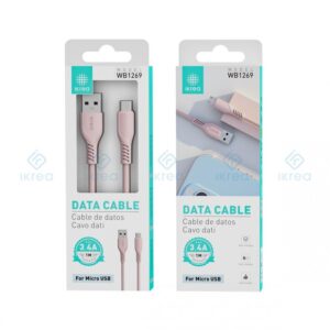 ikrea-wb1269-cable-de-datos-pvc-micro-usb-34a-1m-rosa